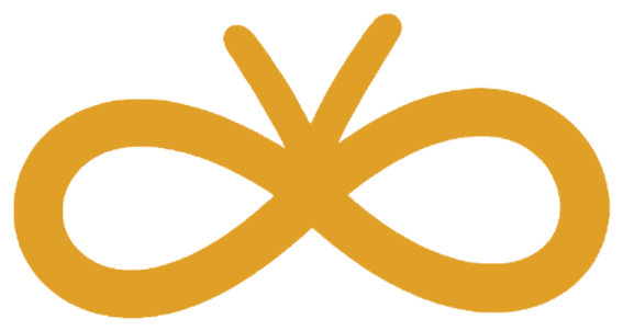 beetrends mark — a bee drawn as an infinity loop